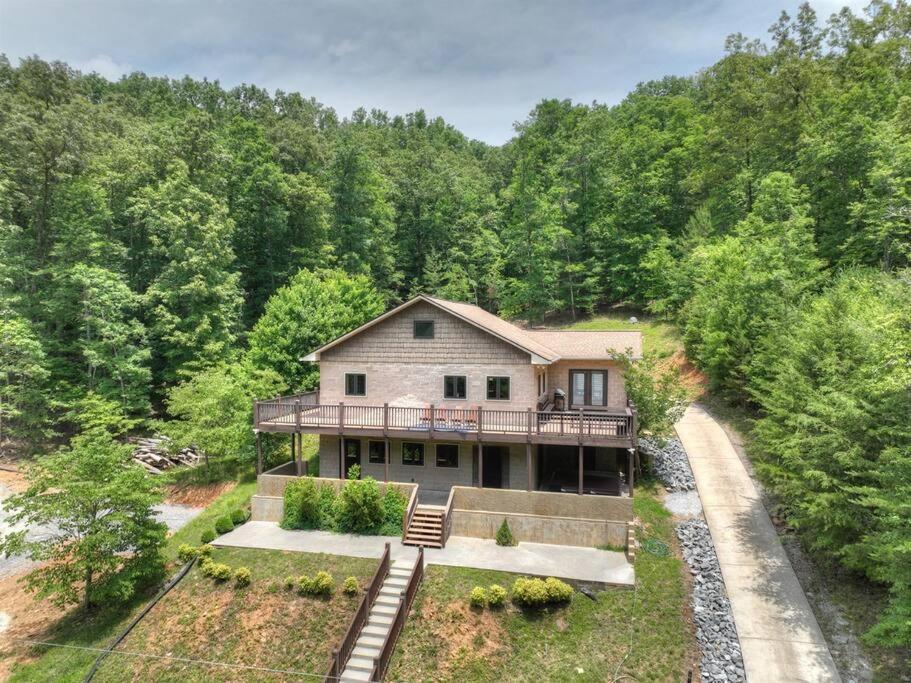 The Chariot - Creek Front With Hottub, Fire Pits, Billiards, Ev Charger - Sandalwood Stays Блу Ридж Екстериор снимка